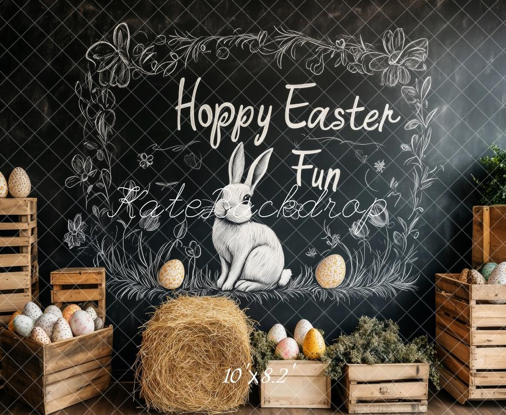 Kate Hoppy Easter Chalkboard Backdrop Designed by Patty Roberts