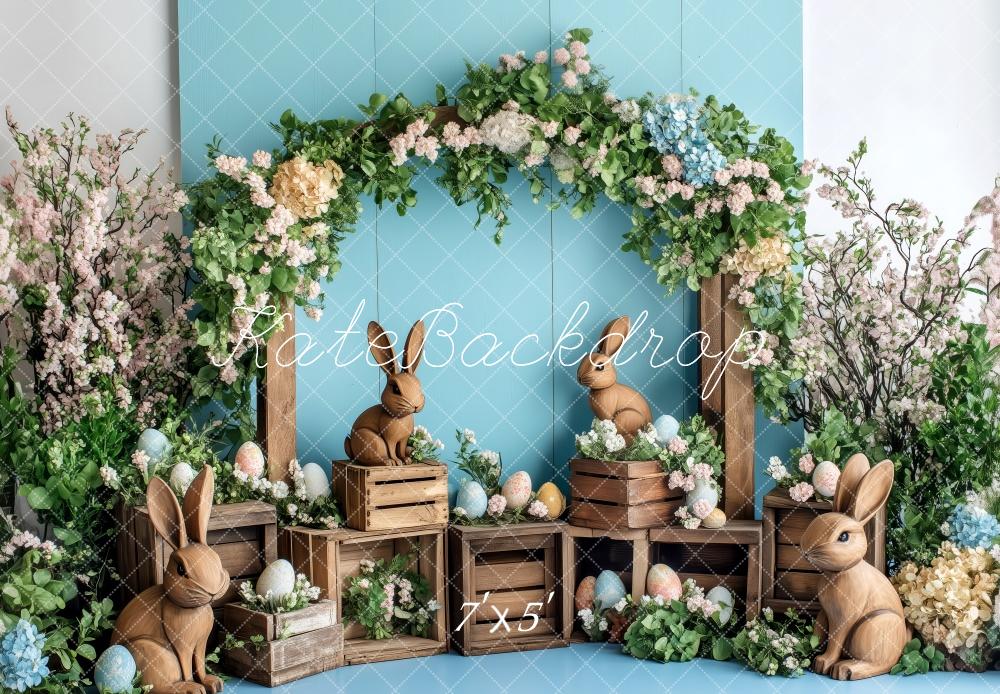 Kate Spring Bunny Garden Backdrop Designed by Patty Roberts