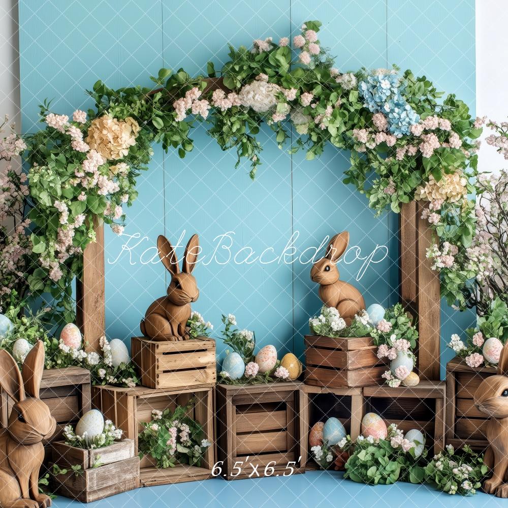 Kate Spring Bunny Garden Backdrop Designed by Patty Roberts