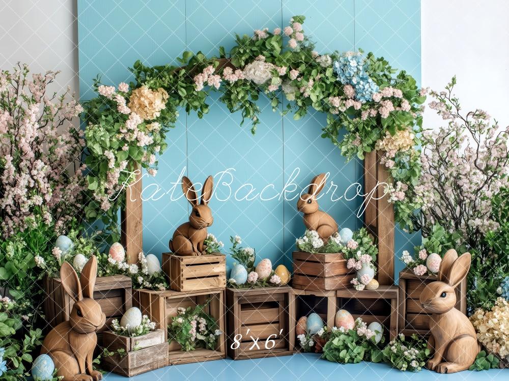 Kate Spring Bunny Garden Backdrop Designed by Patty Roberts