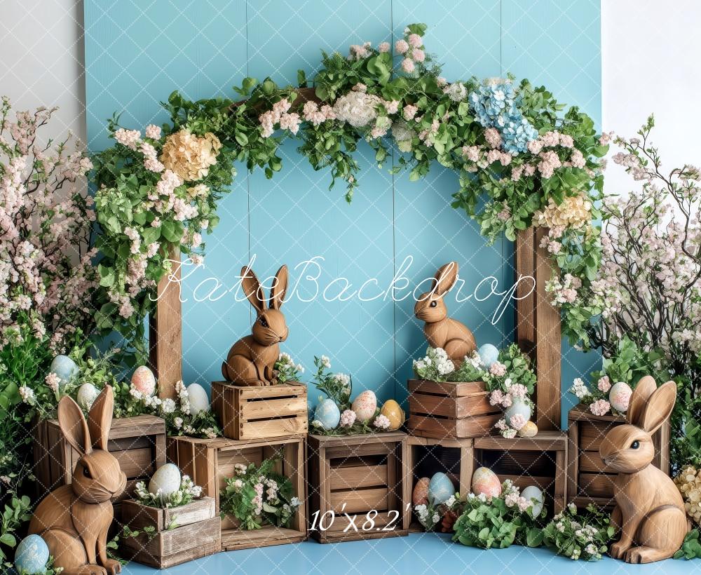 Kate Spring Bunny Garden Backdrop Designed by Patty Roberts