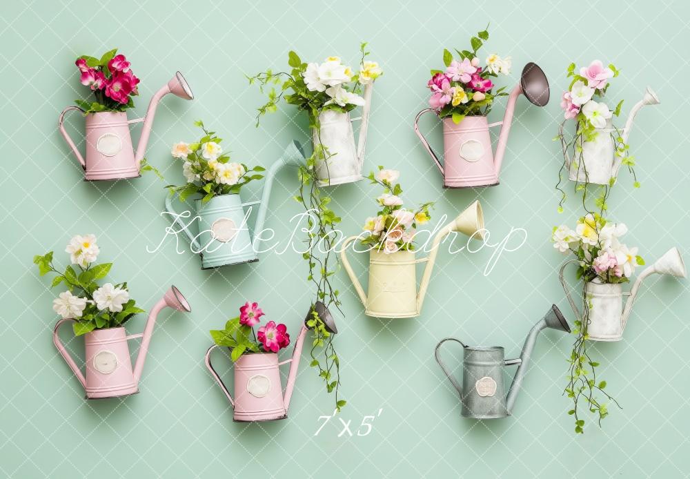 Kate Spring Gardening Tools Backdrop Designed by Patty Roberts