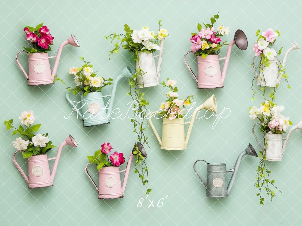 Kate Spring Gardening Tools Backdrop Designed by Patty Roberts