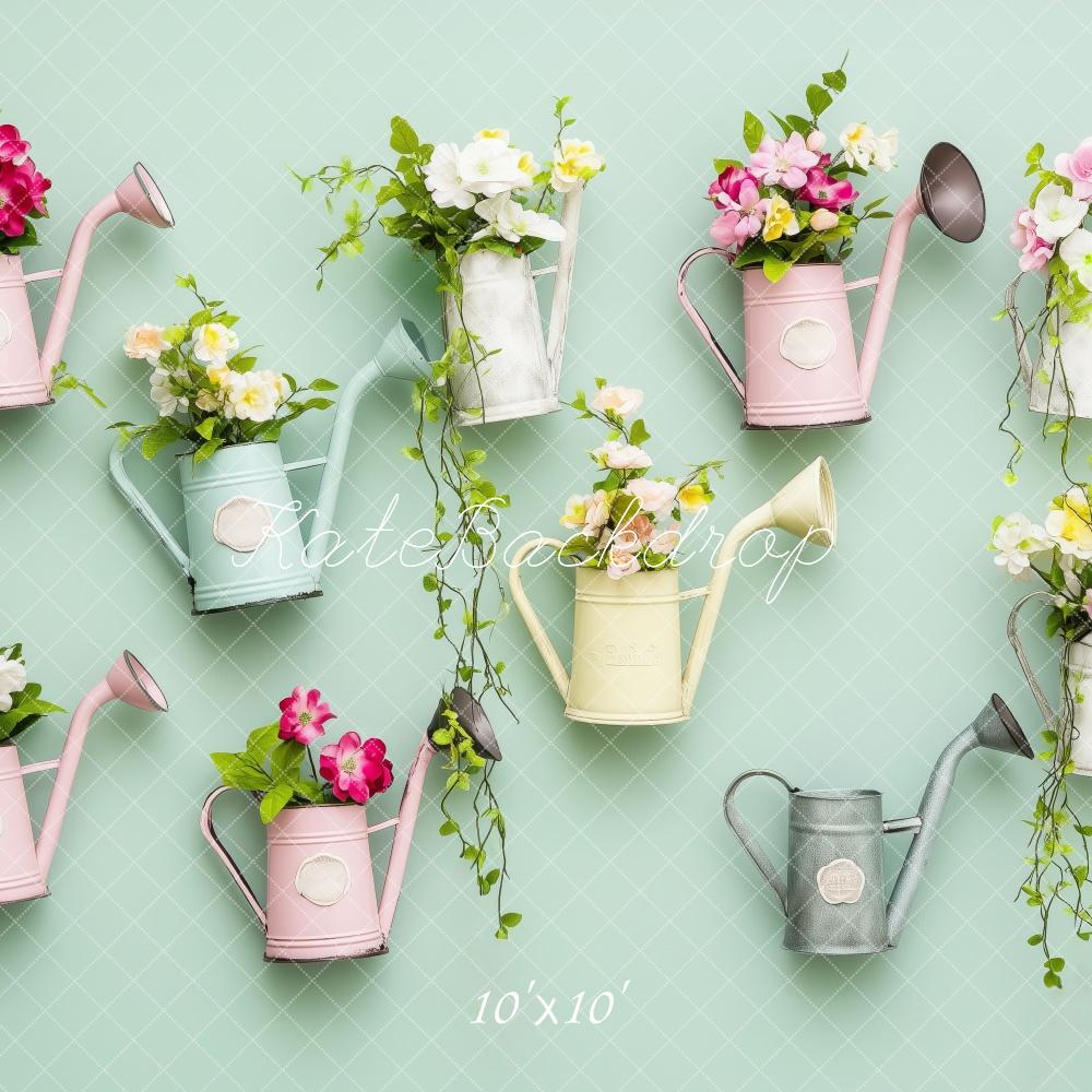 Kate Spring Gardening Tools Backdrop Designed by Patty Roberts