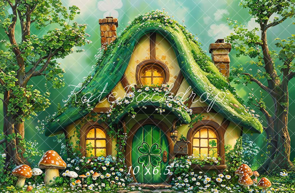 Kate Green Magic Clover House Backdrop Designed by Emetselch