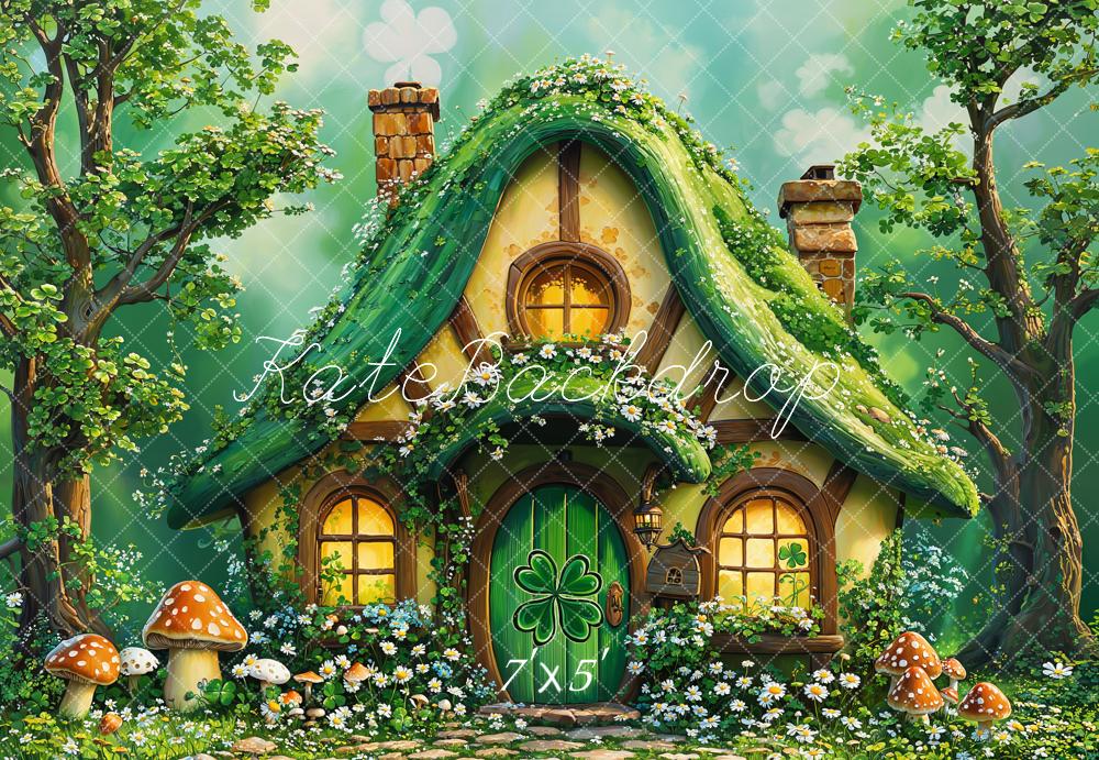 Kate Green Magic Clover House Backdrop Designed by Emetselch