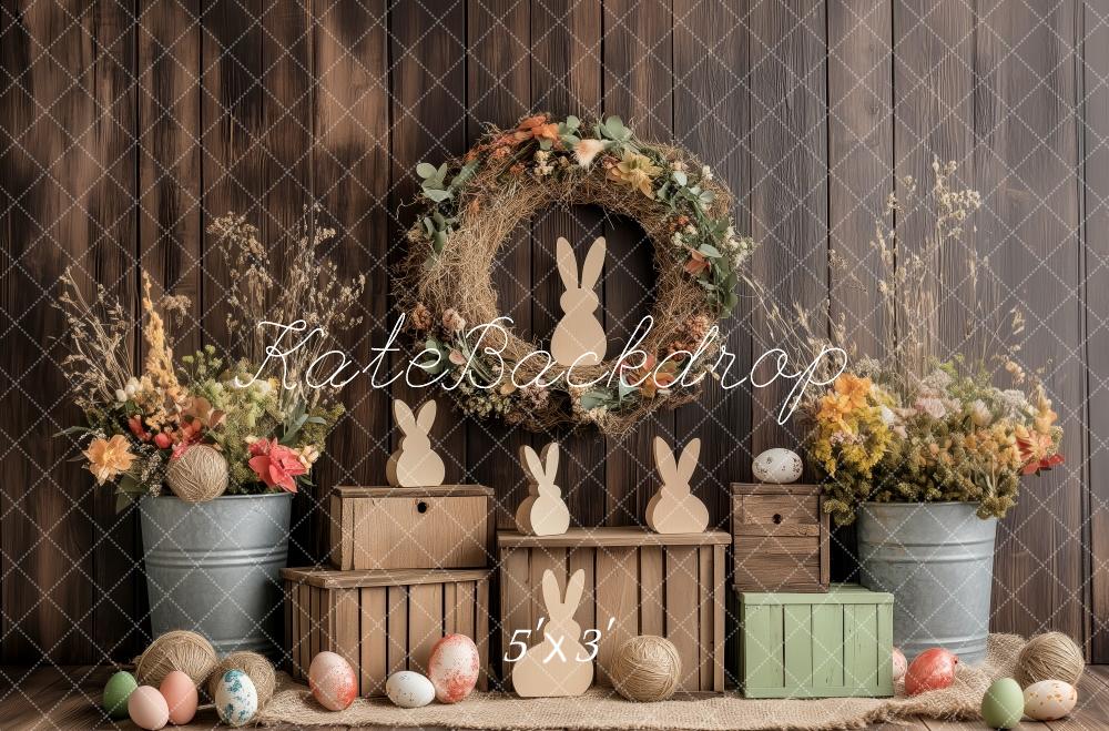 Kate Rustic Floral Vase Easter Backdrop Designed by Patty Roberts