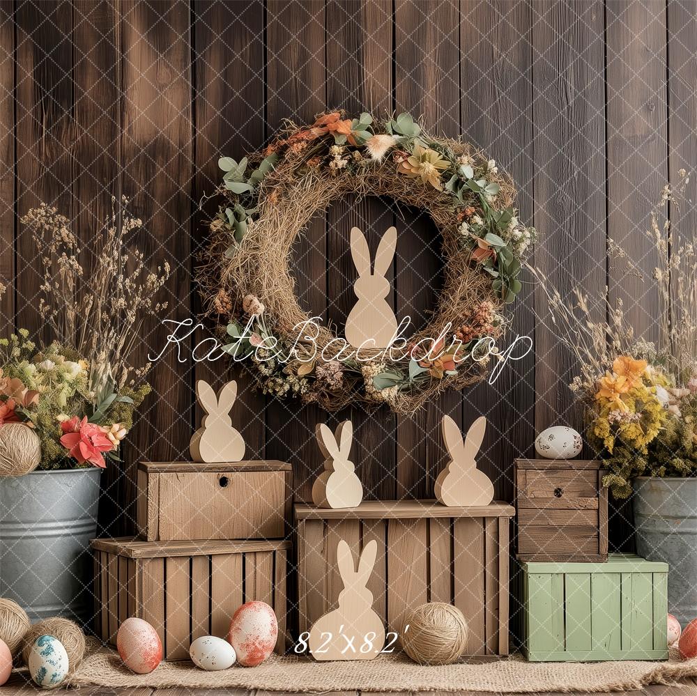 Kate Rustic Floral Vase Easter Backdrop Designed by Patty Roberts