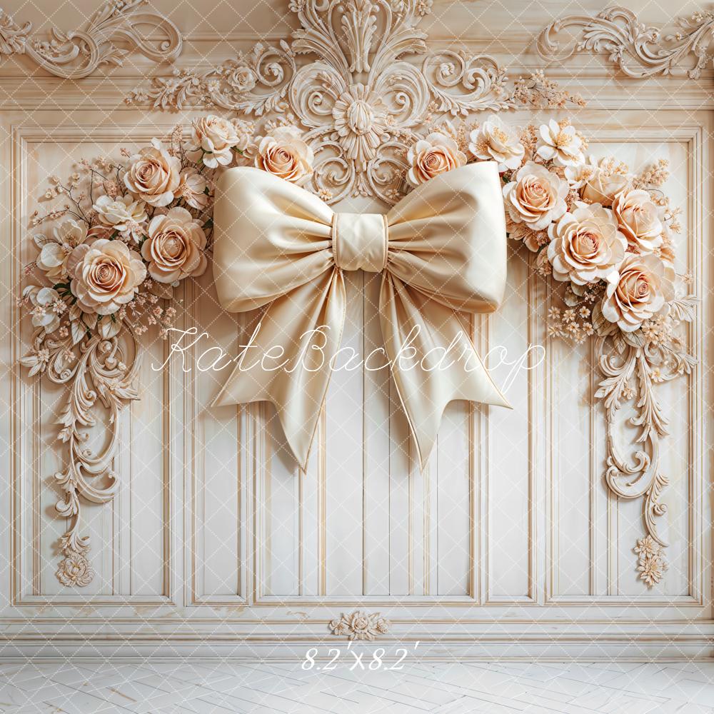 AUSALE Kate Vintage Wall Flower Bow Backdrop Designed by Emetselch