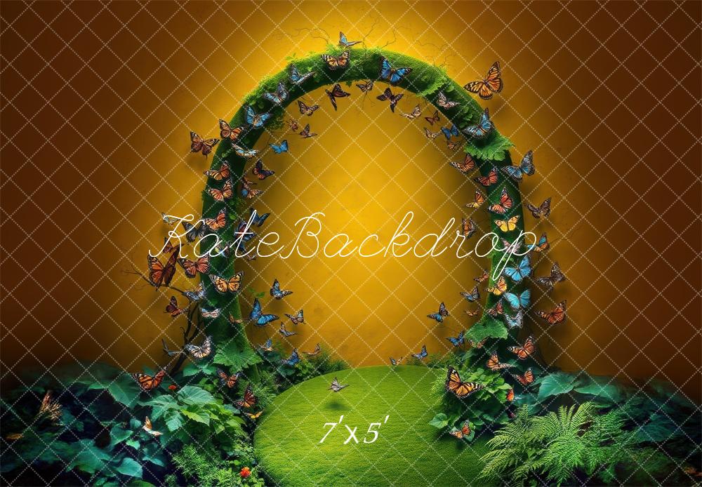 Kate Yellow Butterfly Archway Backdrop Designed by Laura Bybee