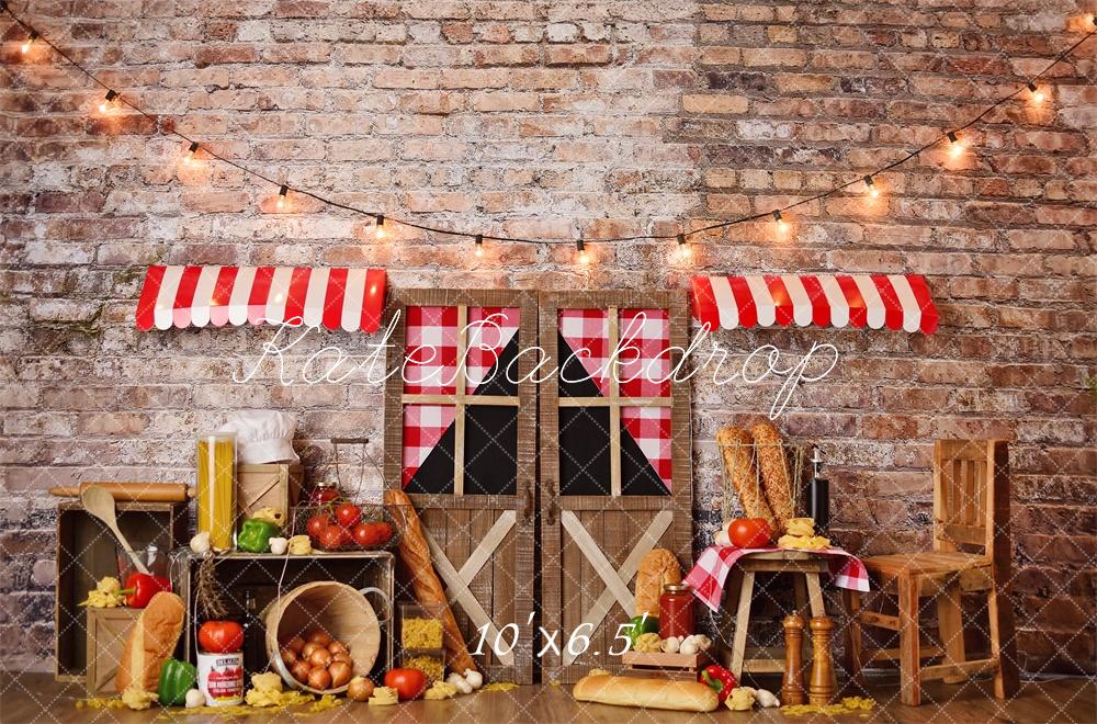 Kate Italian Pasta Birthday Backdrop Designed by Mandy Ringe Photography