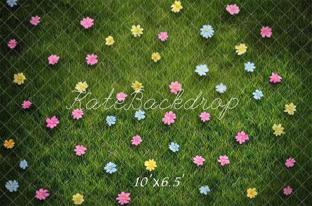 Kate Meadow Flowers Backdrop Designed by Mini MakeBelieve