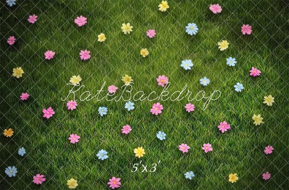 Kate Meadow Flowers Backdrop Designed by Mini MakeBelieve