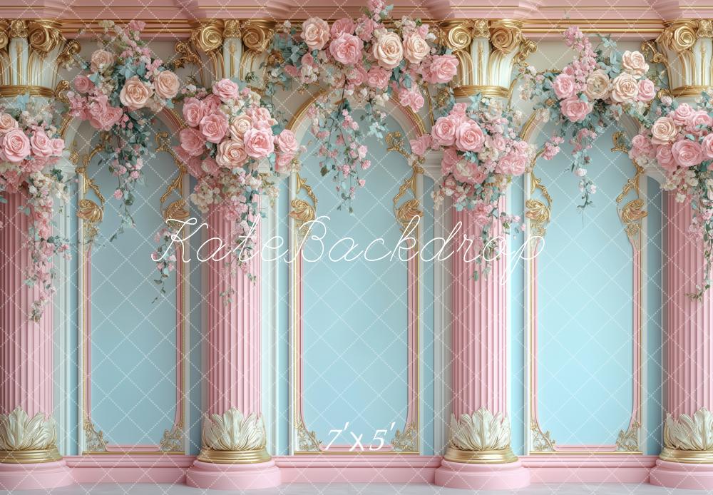 Kate Pastel Royal Columns Backdrop Designed by Patty Roberts