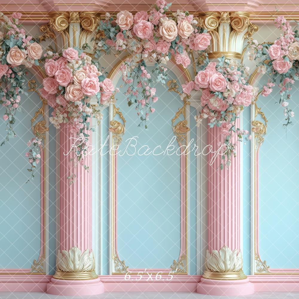 Kate Pastel Royal Columns Backdrop Designed by Patty Roberts