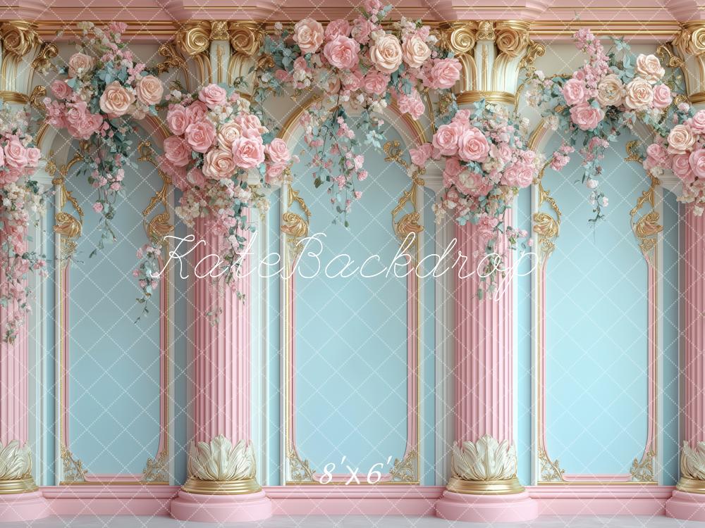 Kate Pastel Royal Columns Backdrop Designed by Patty Roberts