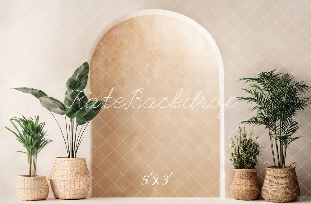 Kate Arch Green Plant Decoration Backdrop Designed by Emetselch