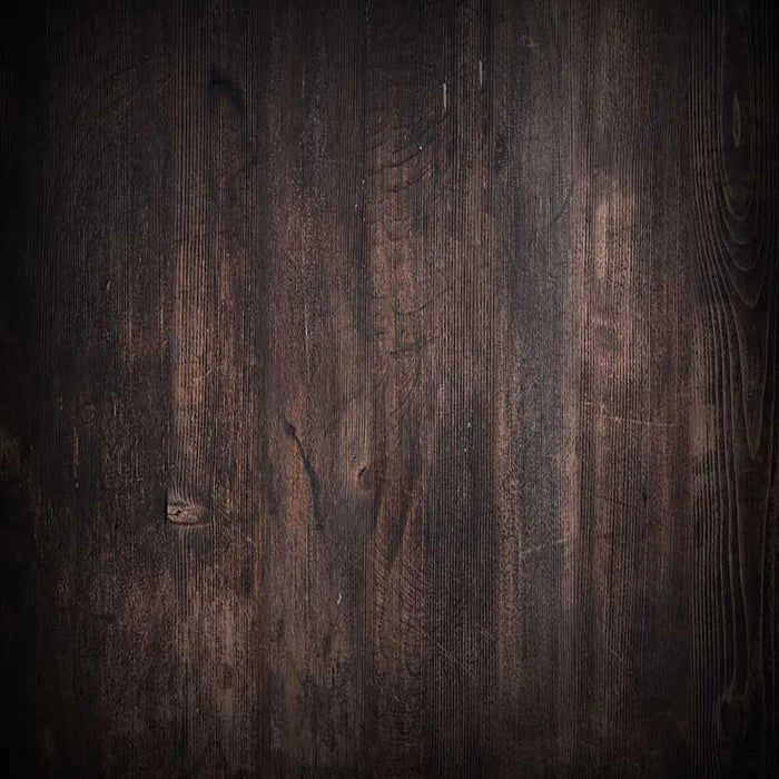 Kate Dark Brown Wood Newborn Vinyl Backdrop Photographer