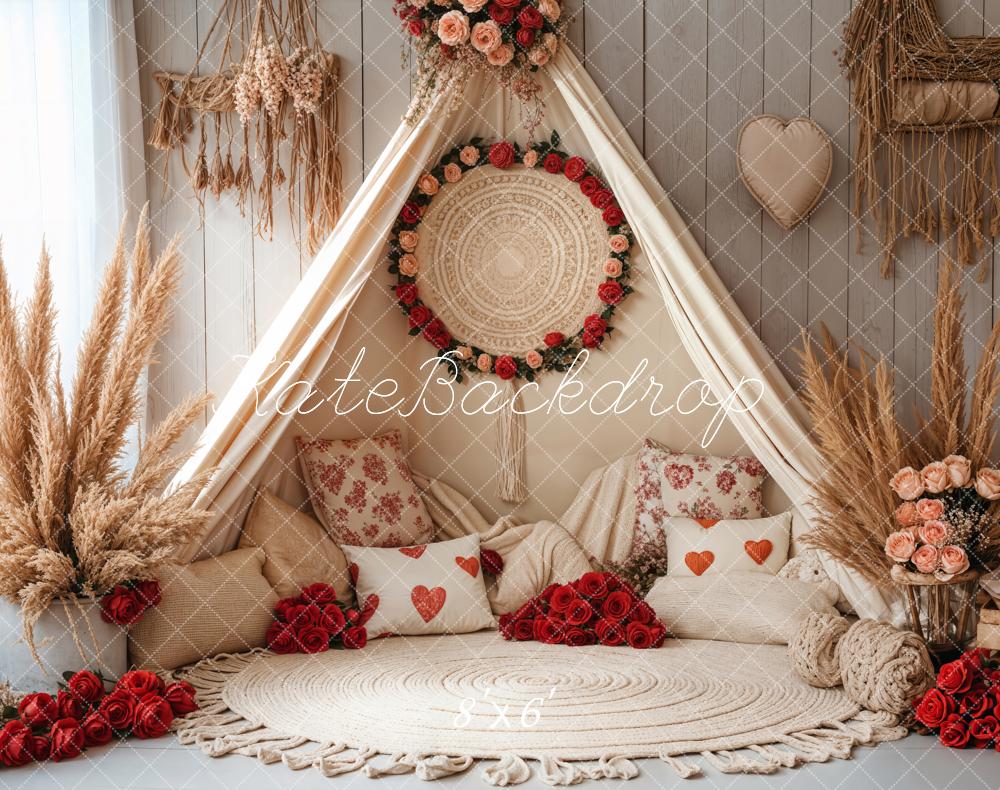 Kate Boho Tent Flower Backdrop Designed by Emetselch