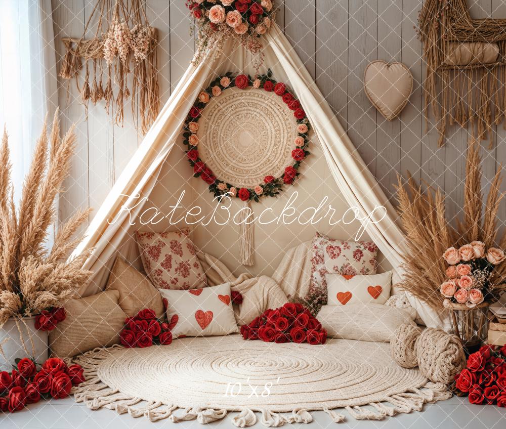 Kate Boho Tent Flower Backdrop Designed by Emetselch