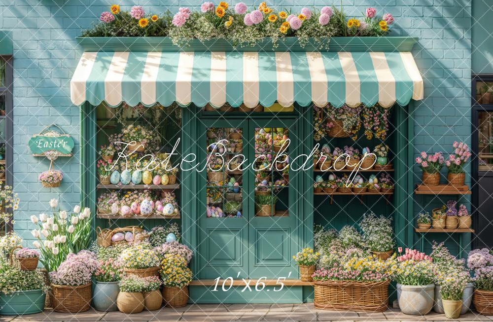 Kate Fleece Easter Flower Shop Backdrop Designed by Emetselch