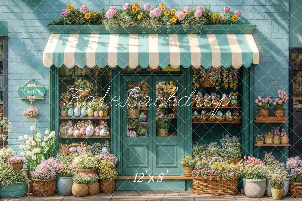 Kate Fleece Easter Flower Shop Backdrop Designed by Emetselch