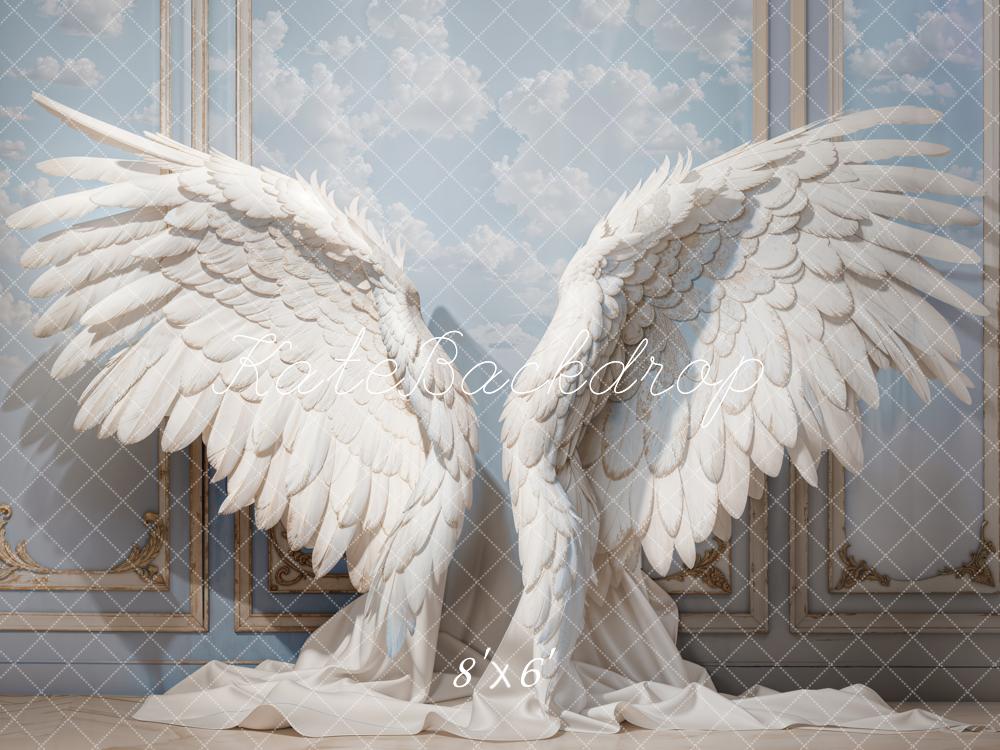 Kate Angel Wings Fleece Backdrop Designed by Emetselch