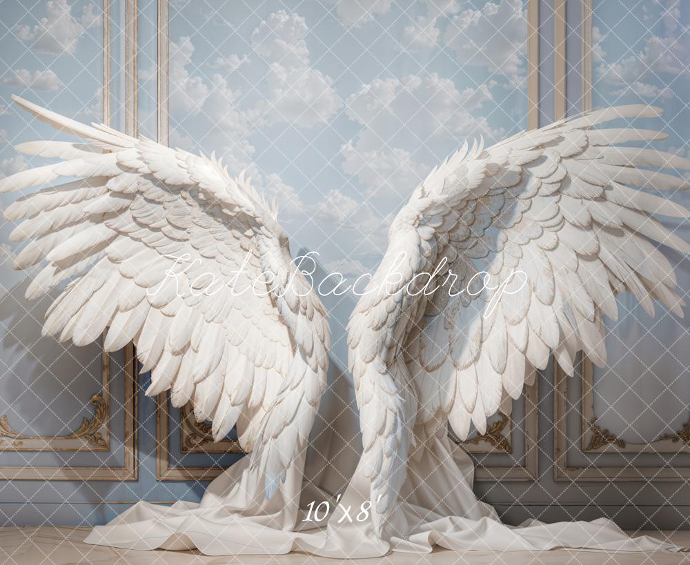 Kate Angel Wings Fleece Backdrop Designed by Emetselch