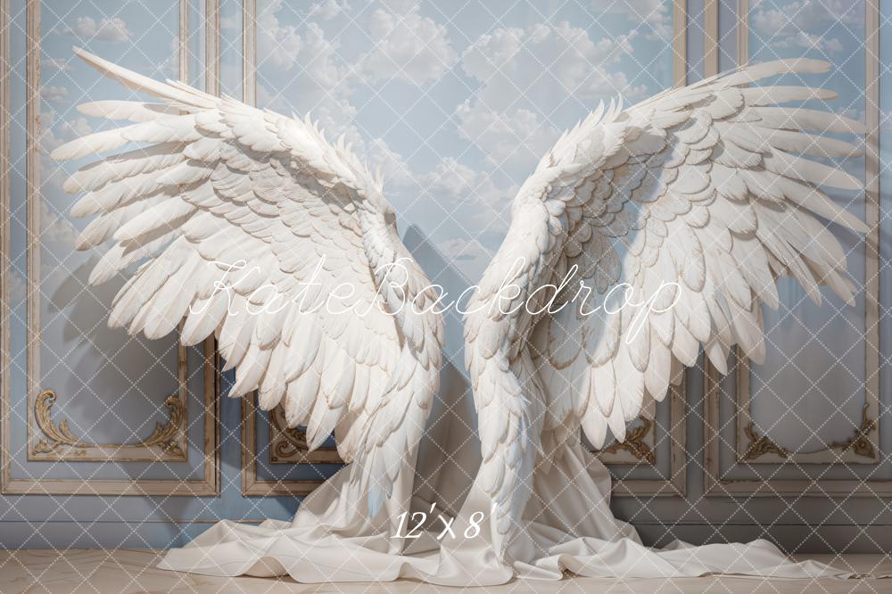 Kate Angel Wings Fleece Backdrop Designed by Emetselch