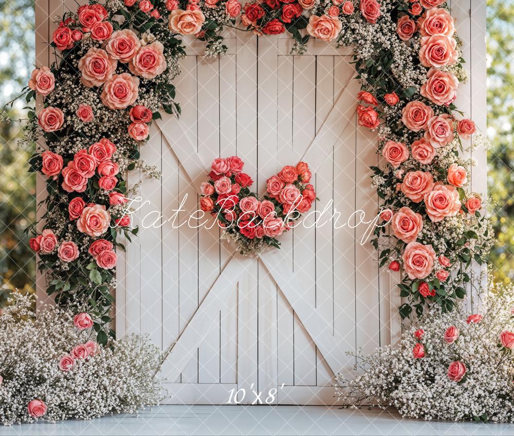 Kate Valentine Backdrop Flower Arch Rustic Wedding Fleece Designed by Emetselch