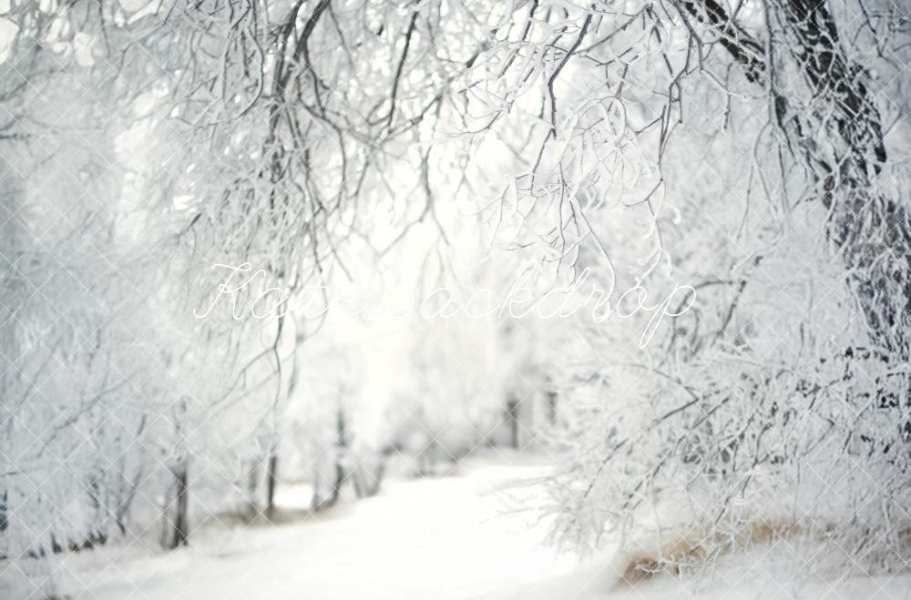 Kate Fleece Frosty Lane Backdrop Designed by Lidia Redekopp