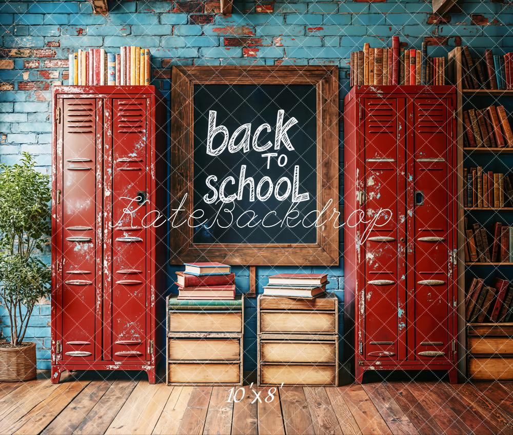 Kate Fleece Retro Back to School Backdrop Designed by Emetselch