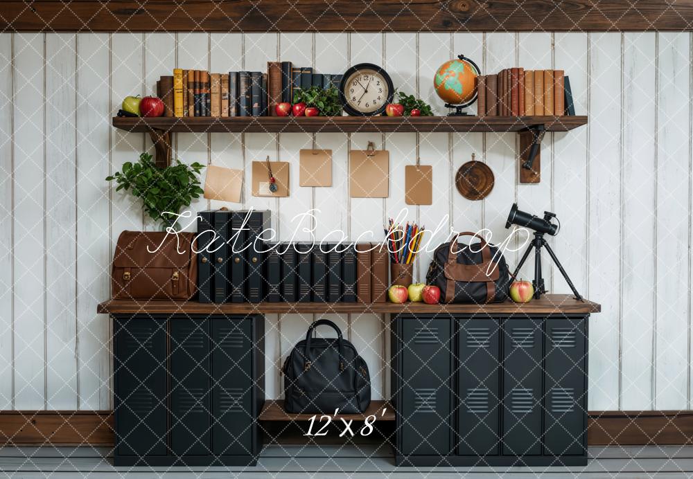 Kate Fleece Back to School Black Desk Backdrop Designed by Emetselch