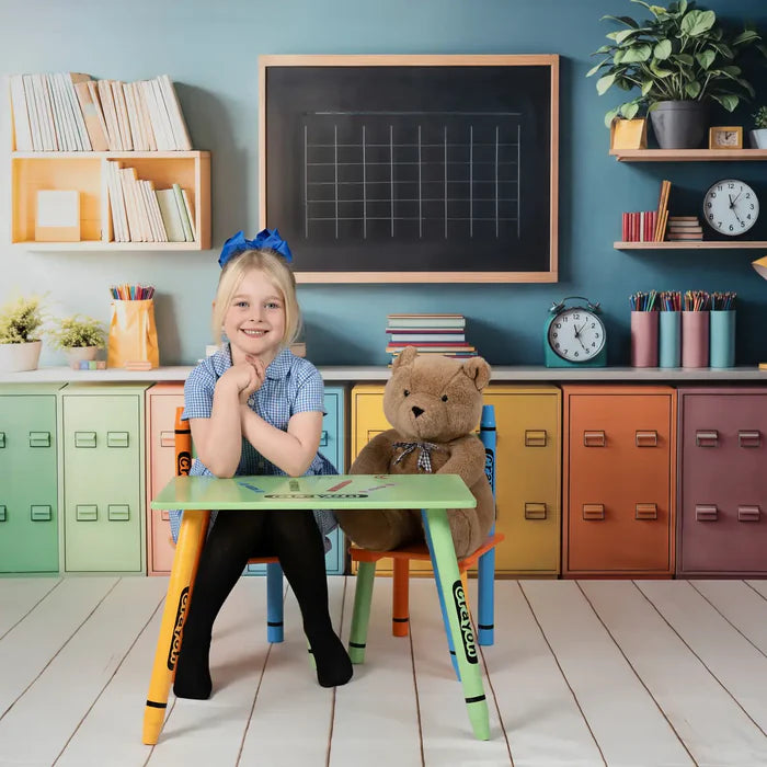 Kate Back to School Color Cabinet Backdrop+Wood Planks Floor Backdrop