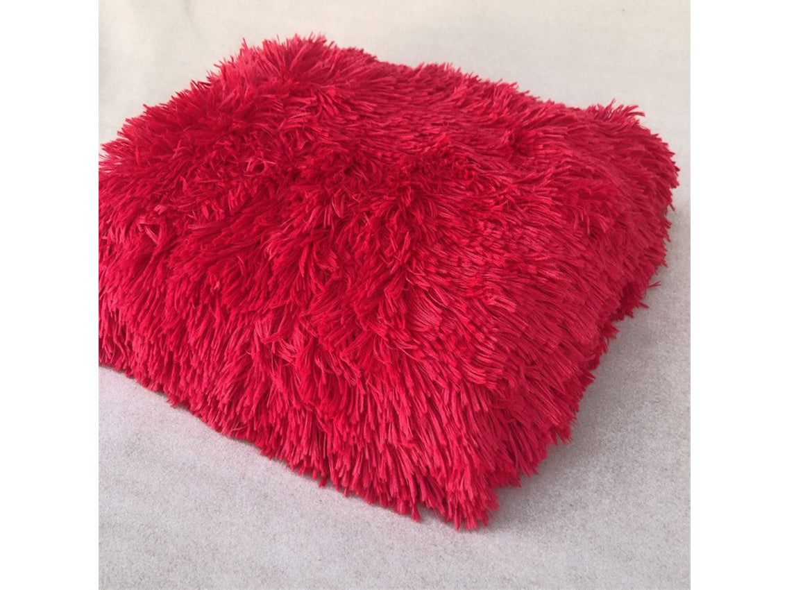 Kate Various Color Long Plush Faux Fur Blanket for Photography