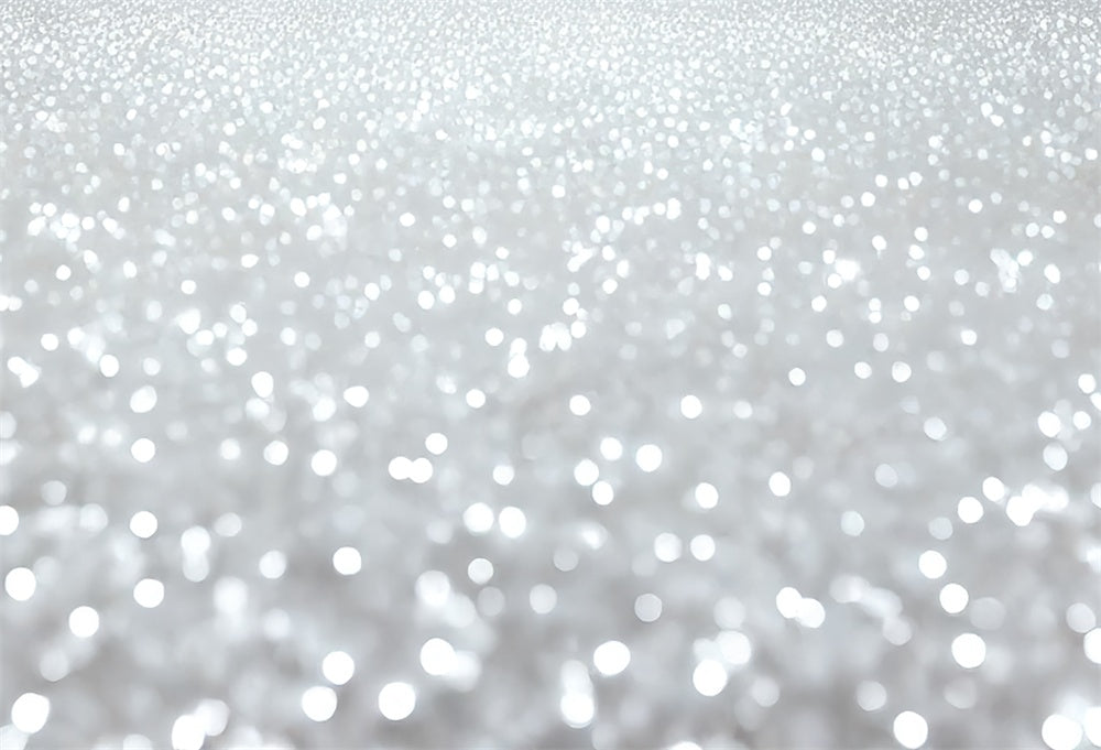 Kate Silver Glitter Bokeh Floor Mat Designed by Mini MakeBelieve