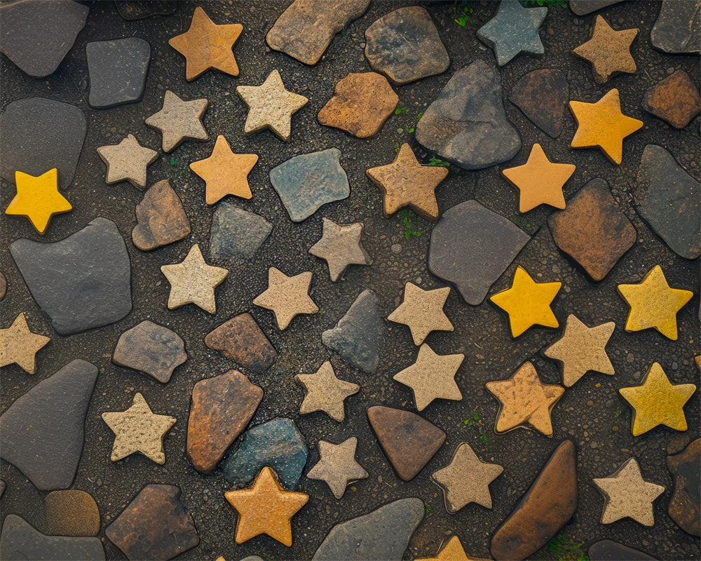 Kate Star Stone Rubber Floor Mat designed by Mini MakeBelieve