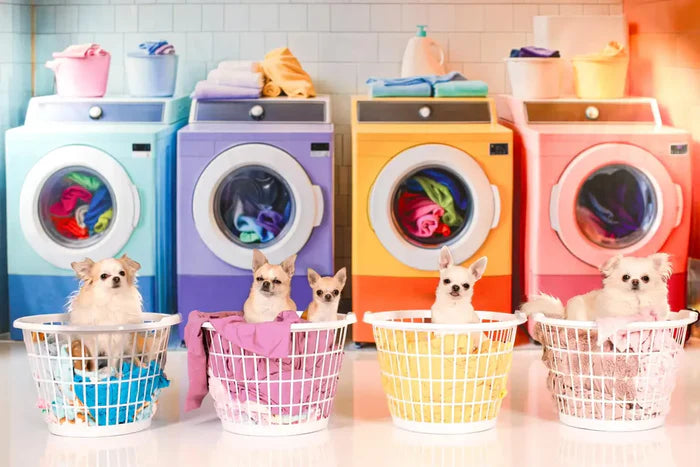 Kate Colorful Laundry Room Backdrop Designed by Emetselch