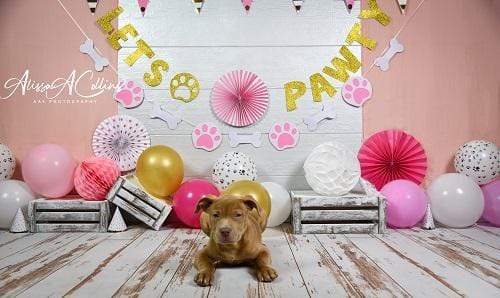 Kate Cake Smash Children Paw Backdrop Designed by AAE Photography - Kate Backdrop AU