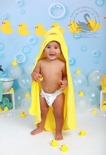 Kate Yellow Rubber Duck Children Backdrop - Kate Backdrop AU