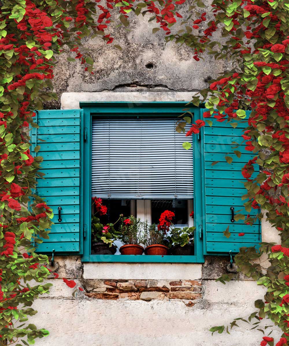 Kate Spring Flower Window Backdrop for Photography - Kate Backdrop AU