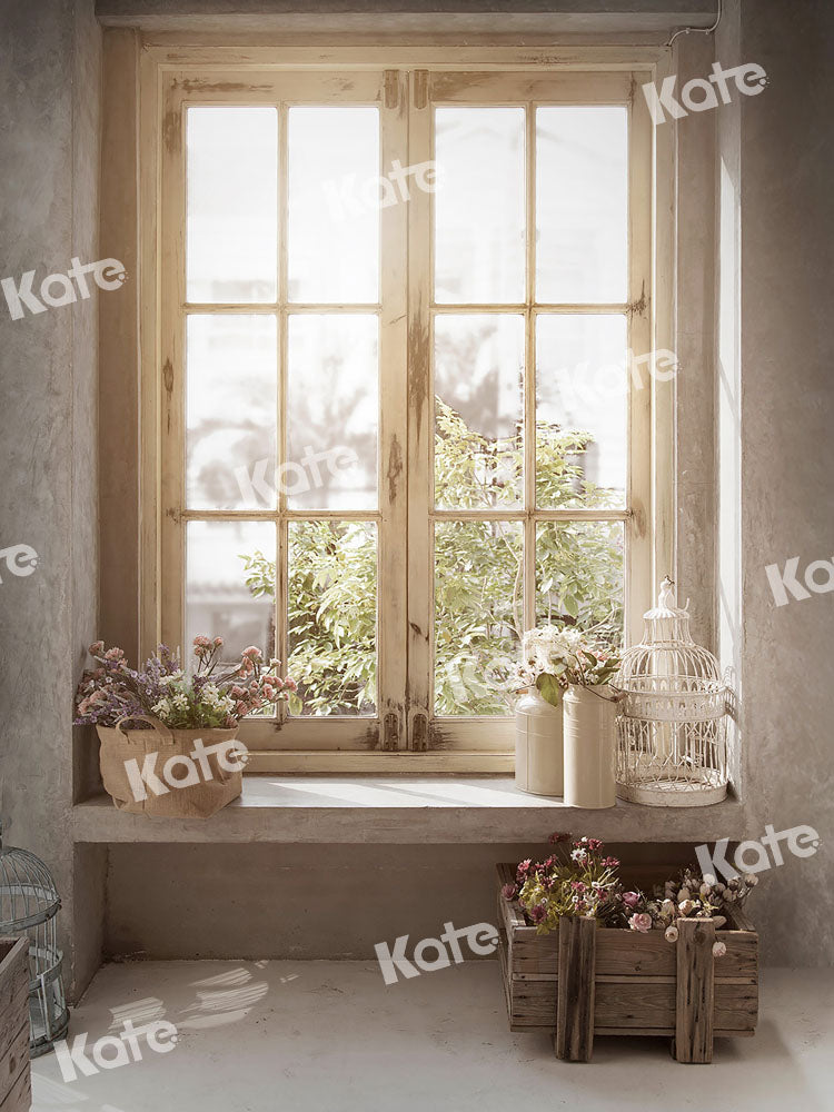 Kate Indoor Window Sunlight Backdrop Plant Designed by Emetselch - Kate Backdrop AU