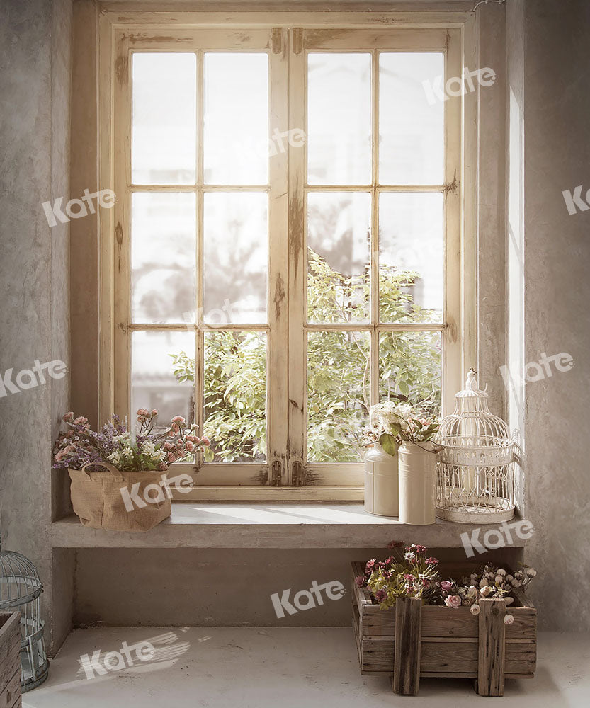 Kate Indoor Window Sunlight Backdrop Plant Designed by Emetselch - Kate Backdrop AU