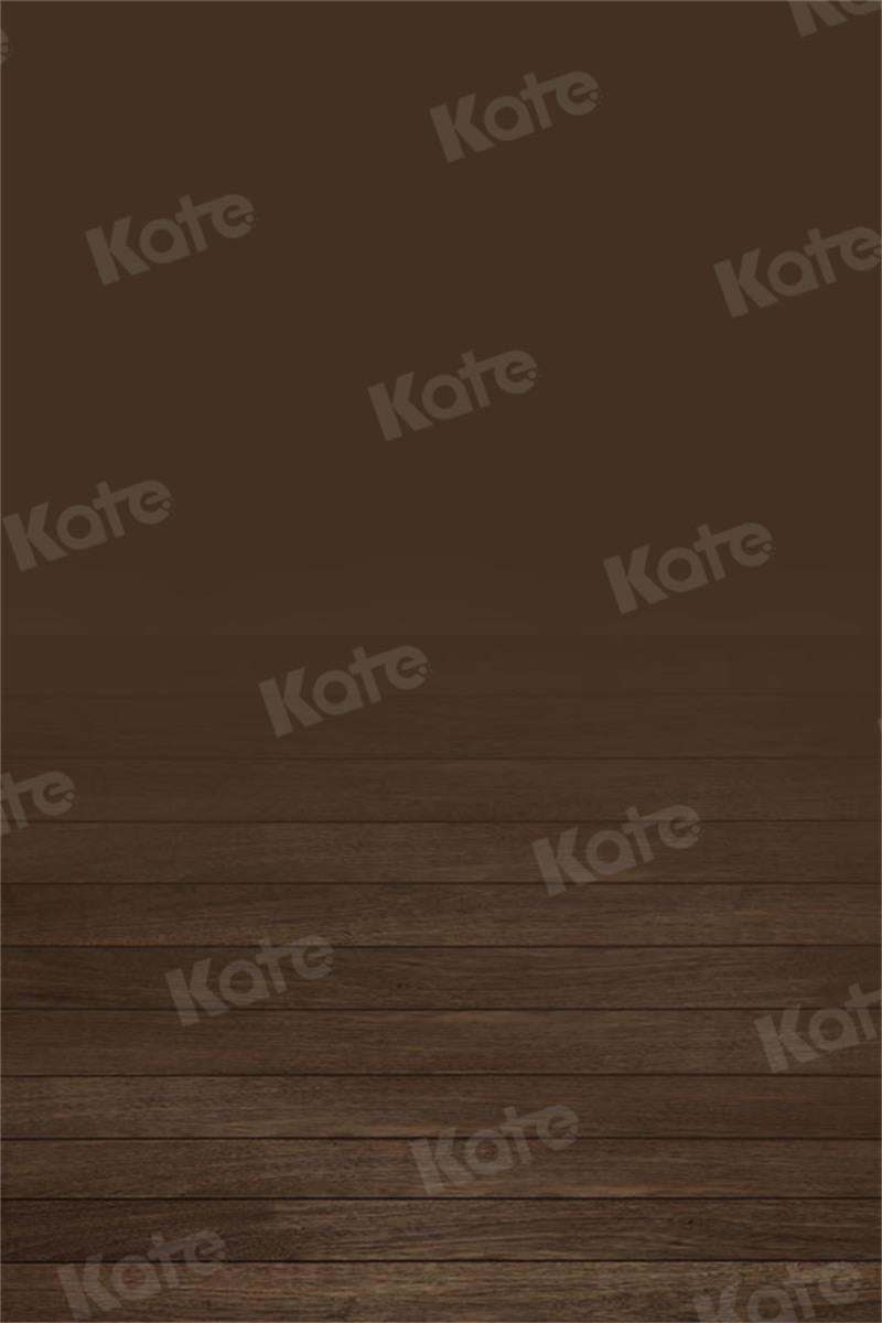 Kate Chocolate Abstract Backdrop Wood Plank Texture for Photography