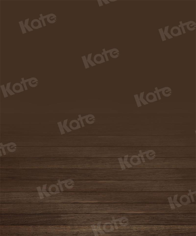 Kate Chocolate Abstract Backdrop Wood Plank Texture for Photography