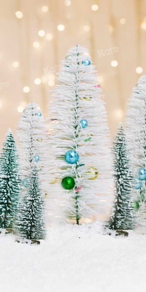 Kate Christmas Snowy Woods Backdrop Designed by Chain Photography