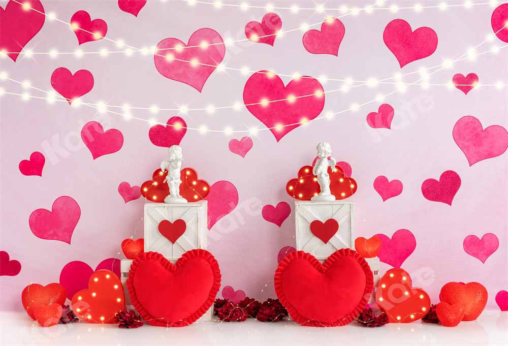 Kate Valentine's Day Backdrop Barbie Love Designed by Emetselch - Kate Backdrop AU