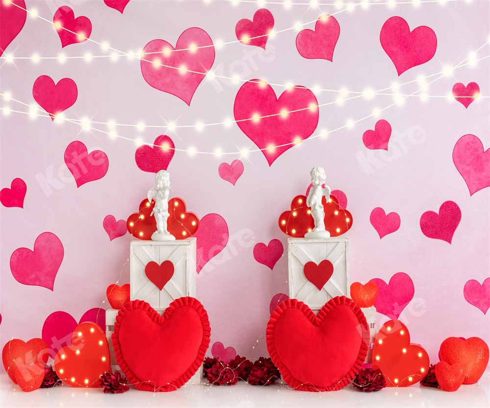 Kate Valentine's Day Backdrop Barbie Love Designed by Emetselch - Kate Backdrop AU