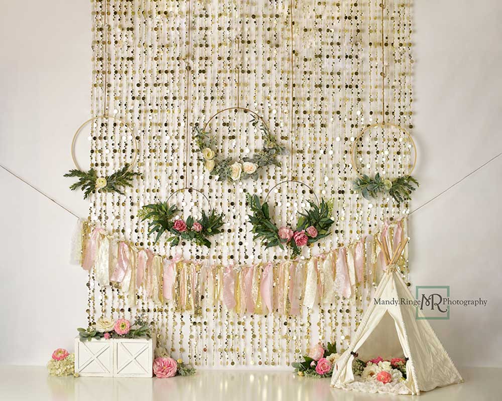 Kate Boho Backdrop Glamping Spring Designed by Mandy Ringe Photography - Kate Backdrop AU