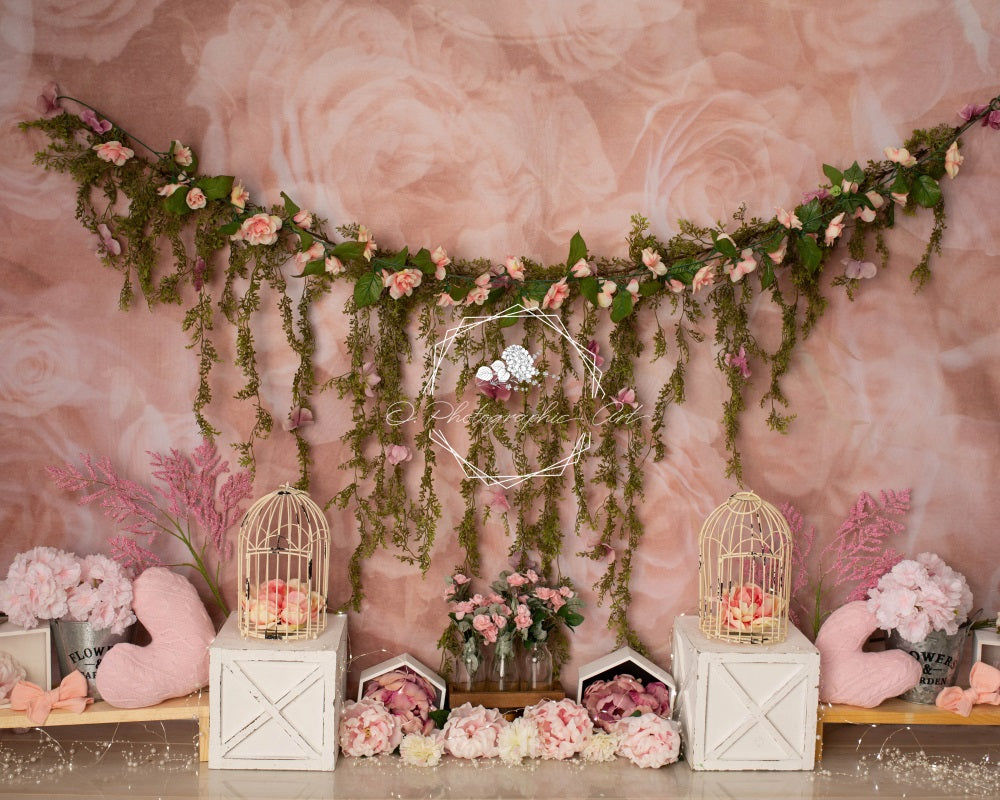 Kate Pink Elegance Backdrop for Photography Designed by Jenna Onyia - Kate Backdrop AU